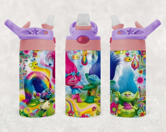 Trolls Christmas Tritan Water Bottle - 600 ml