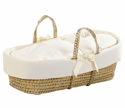 Carolina Luxury Cream Moses Basket