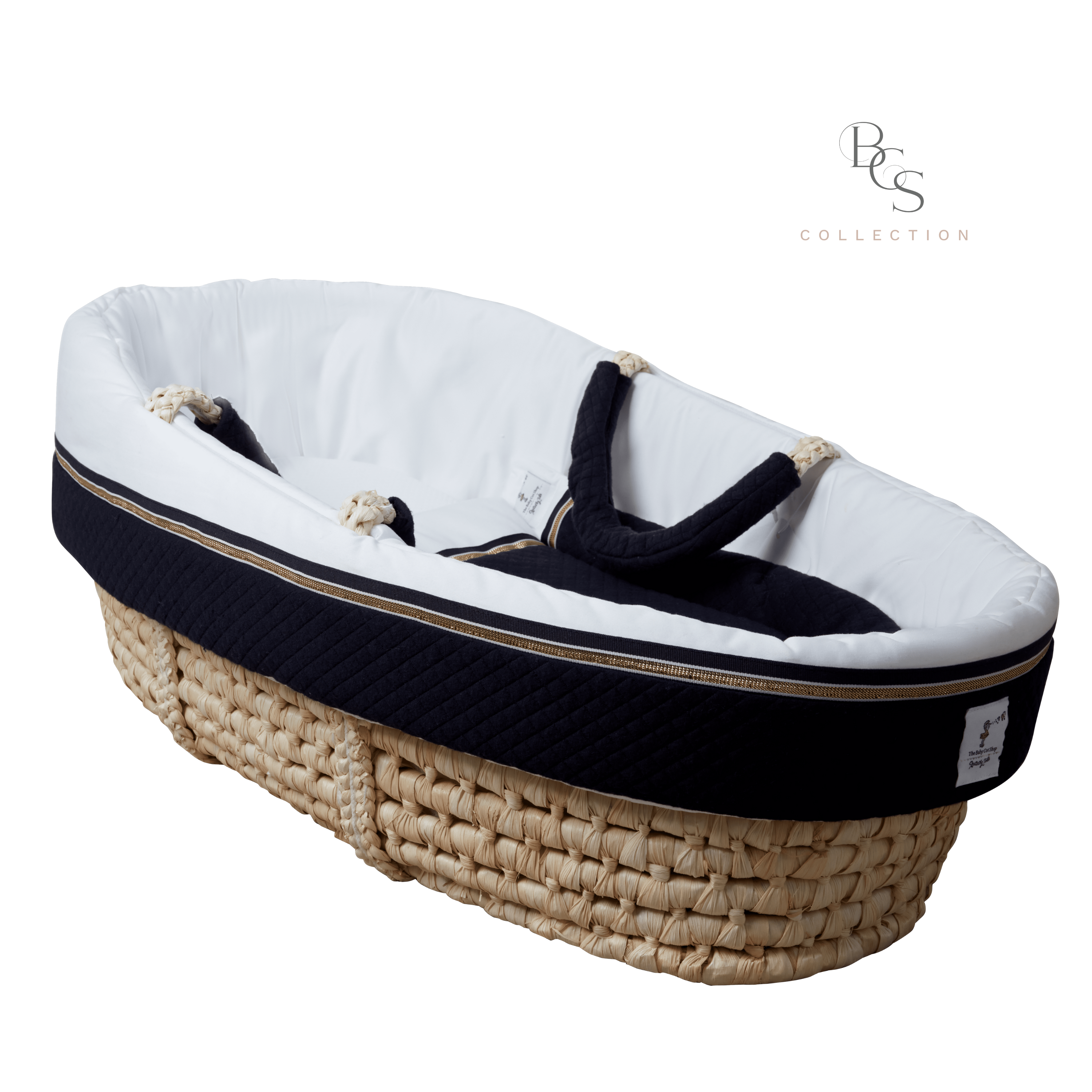 Royal Blue Luxury Moses Basket