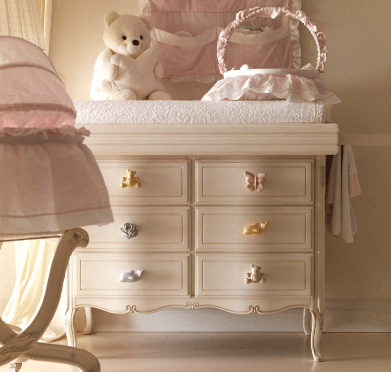 luxury nursery changing unit