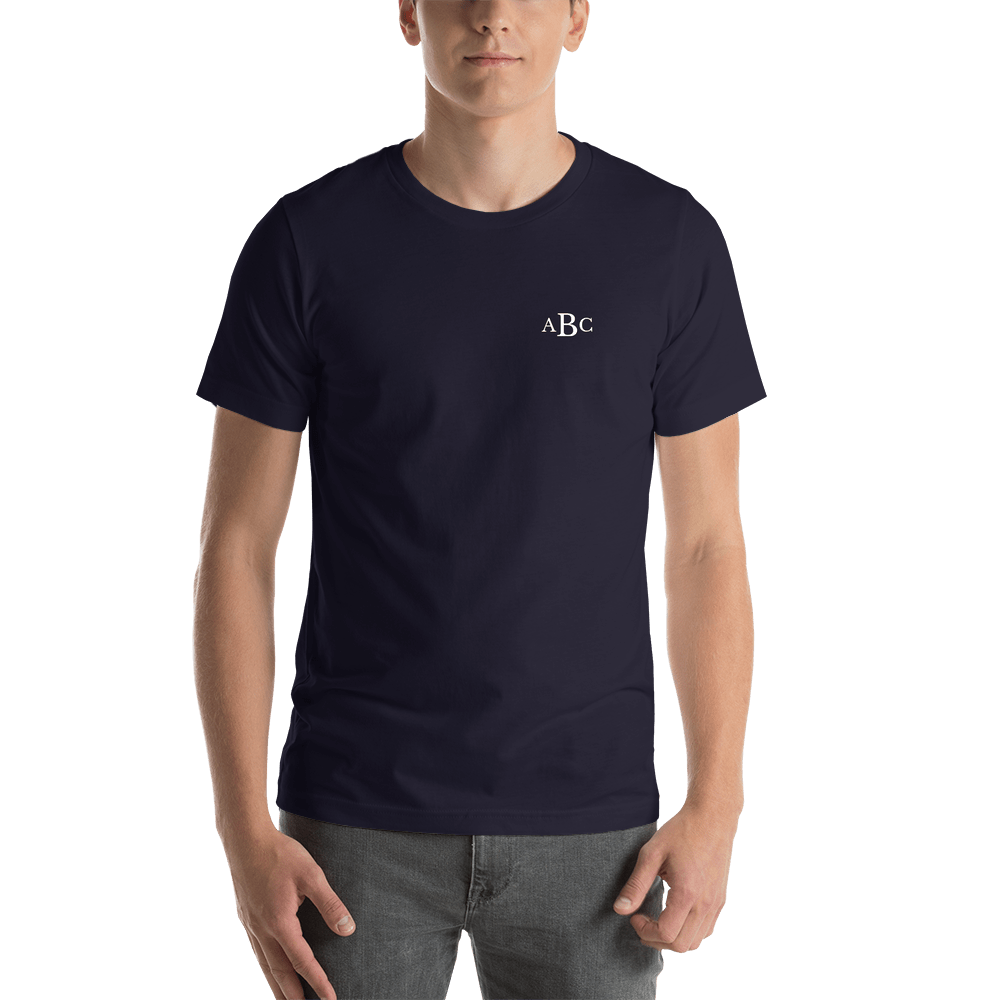 Monogrammed T-Shirts (Navy Blue)