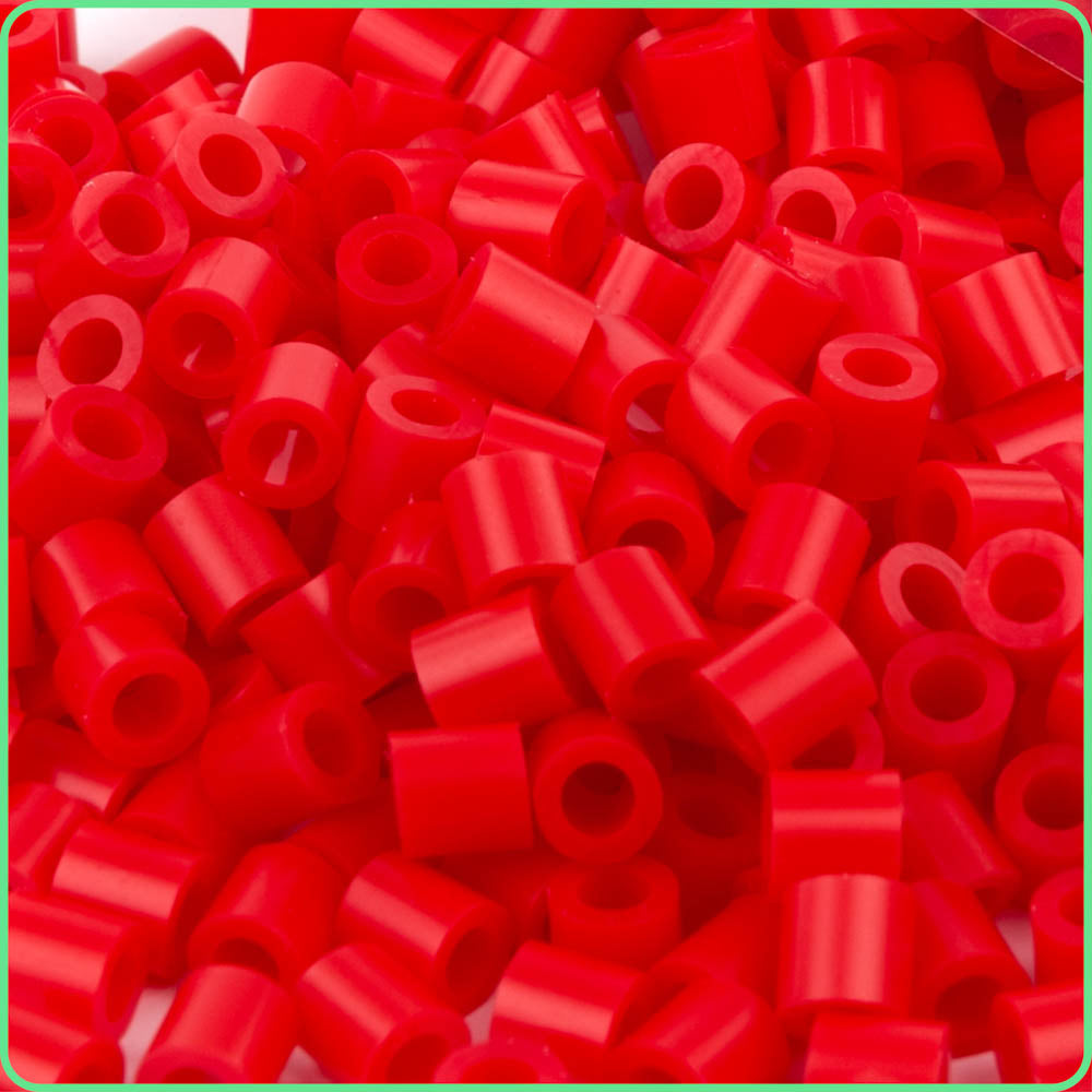 DIY Red Fuse Beads For Perlers - Melty And Iron Beads - 5mm – Kandies World