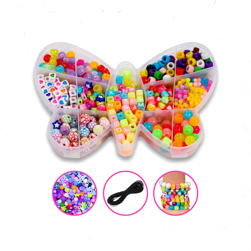 DIY UV Reactive and Glow-In-The-Dark Bracelet Bead Kit - Kandies World