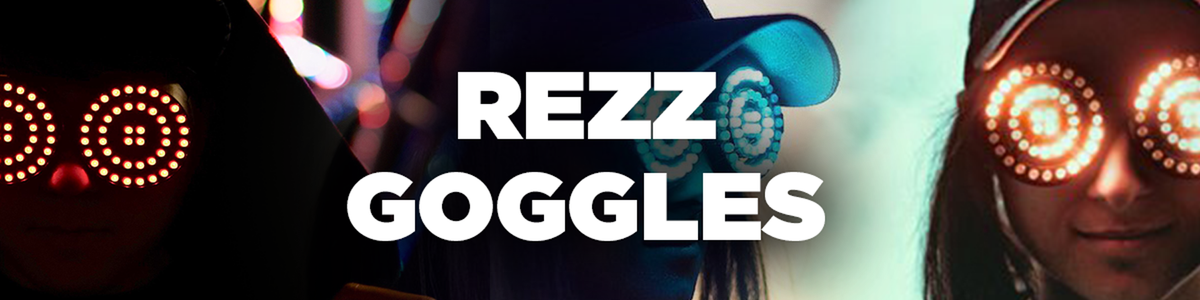 REZZ LED GLASSES/ REZZ GOGGLES FOR RAVE FESTIVALS - Rave Jersey