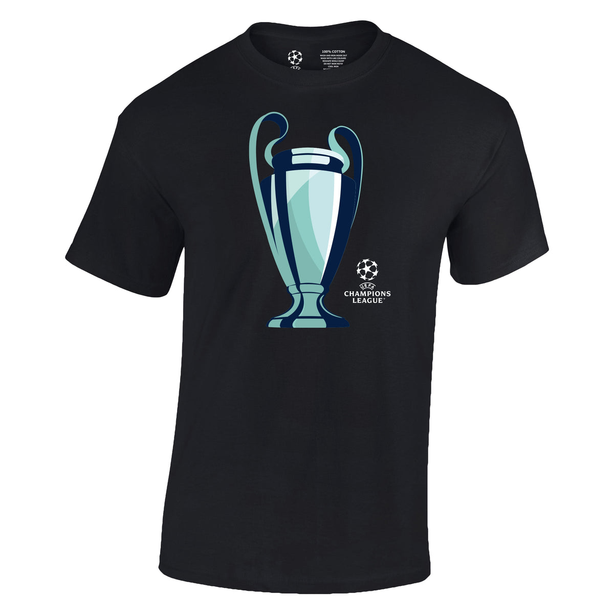 Champions League Trophy T-Shirt Charcoal