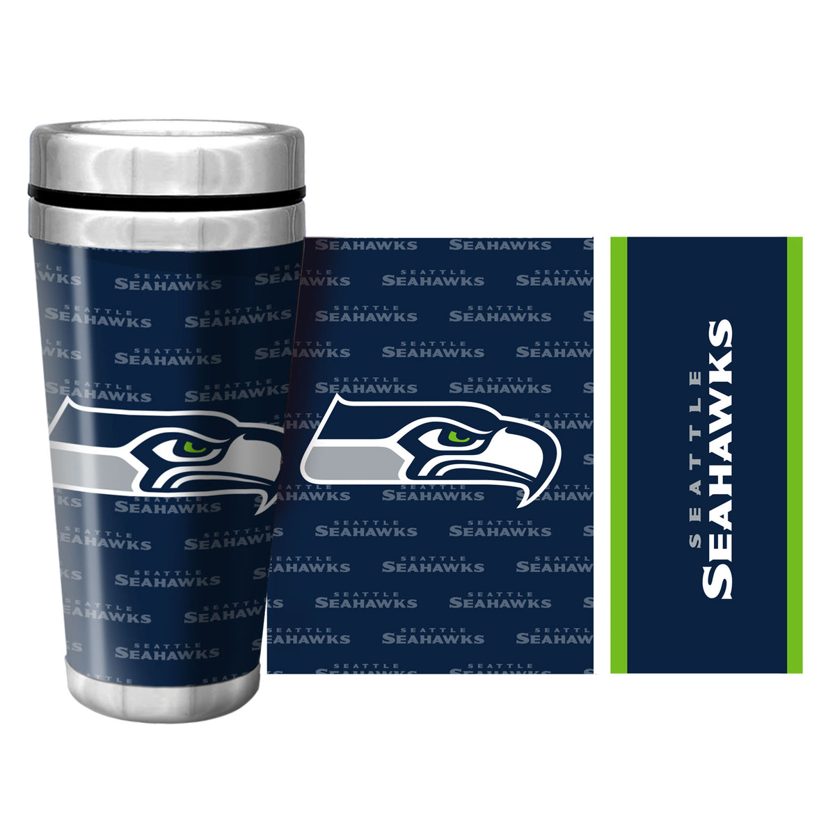 NFL Philadelphia Eagles Full Wrap Travel Mug (500ml/16oz.)