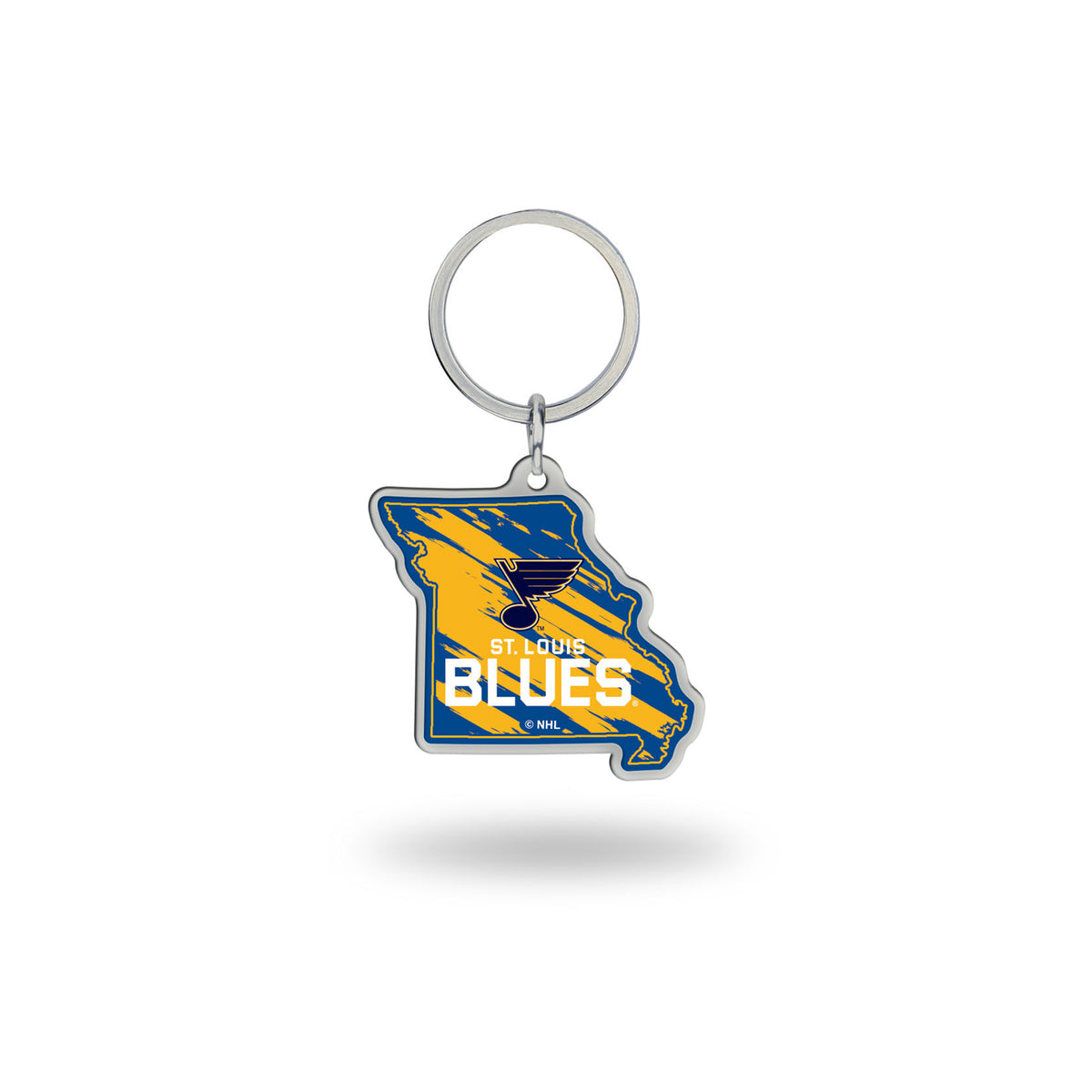 NHL St. Louis Blues - Missouri State Shaped Keychain