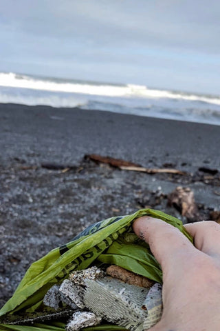 Beach trash