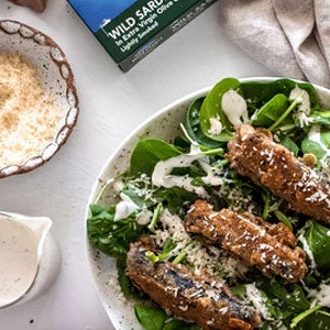 Fried Sardine Salad