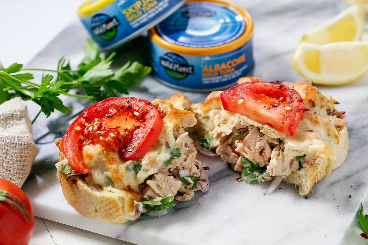 Wild Planet Open Face Lemony Tuna Melt