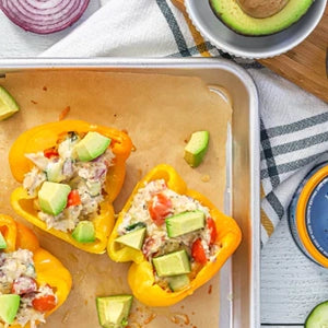 Mediterranean Tuna Salad Boats