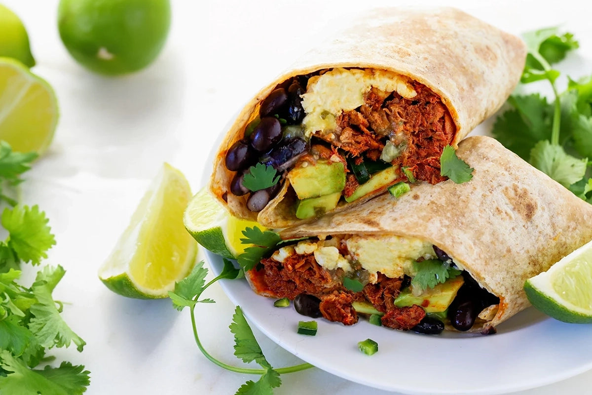 Tuna Chorizo Breakfast Burrito recipe with Wild Planet canned tuna