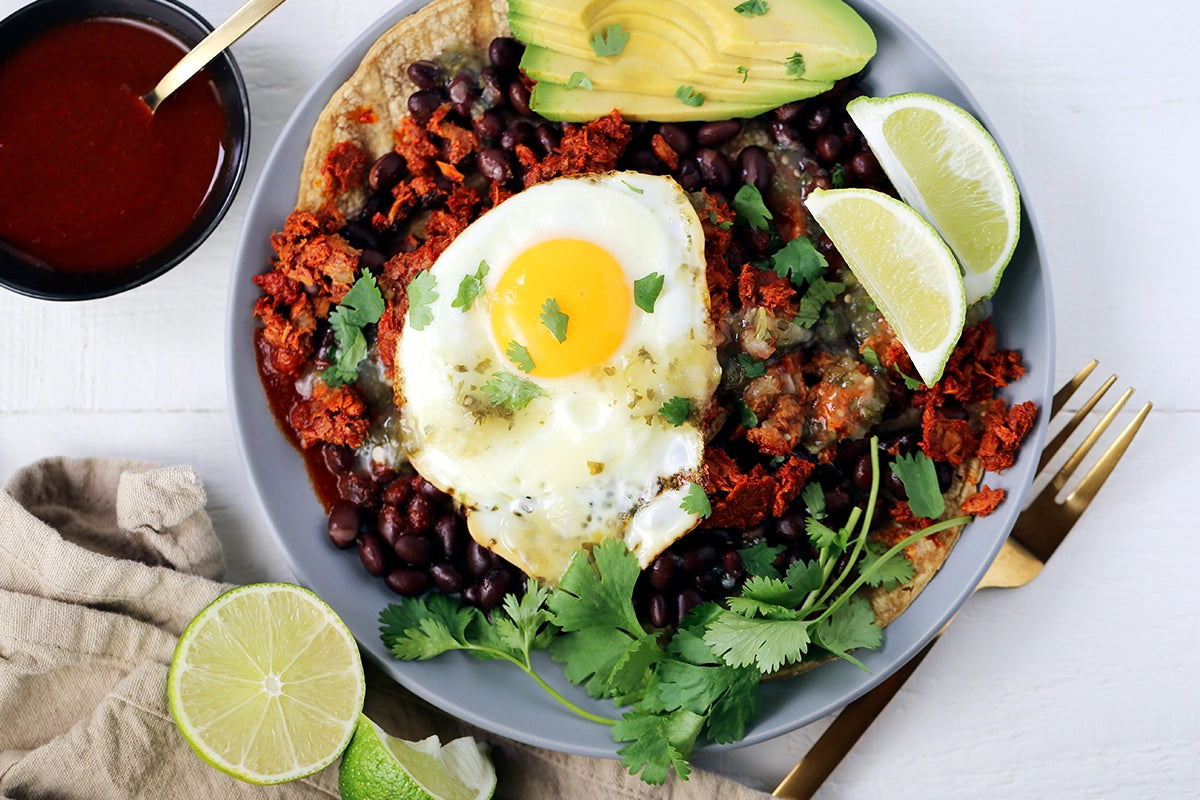 Tuna Chorizo Huevos Rancheros recipe with Wild Planet canned tuna