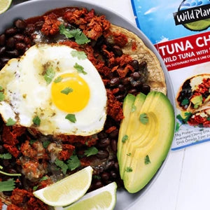 Tuna Chorizo Huevos Rancheros