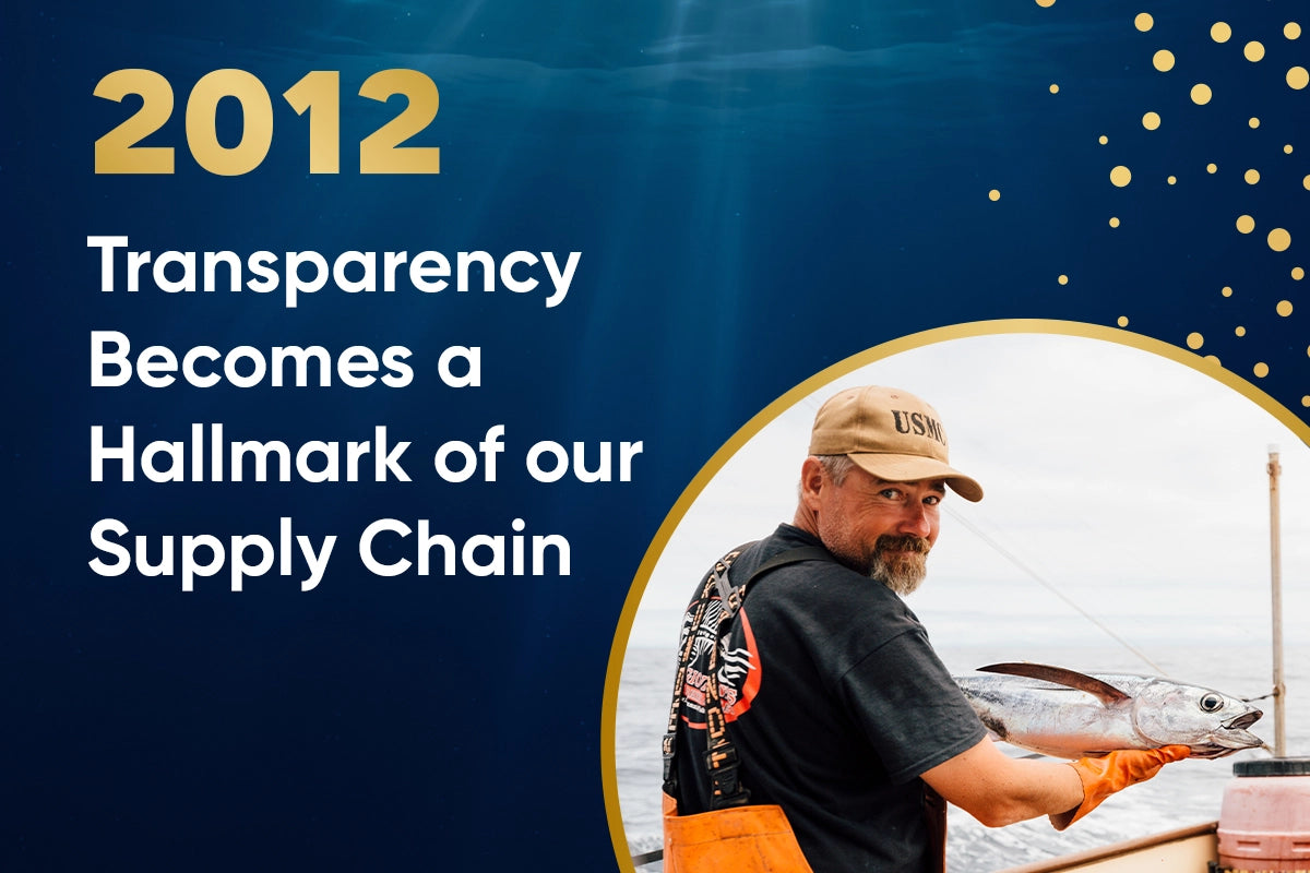 Wild Planet timeline 2012: Transparency becomes a hallmark of our supply chain