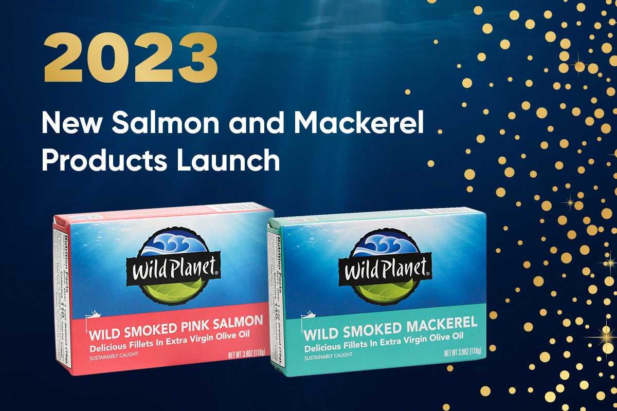 Wild Planet timeline 2023: new salmon and mackerel products launch