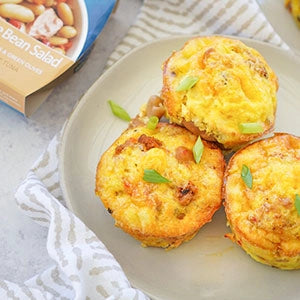 Tuna & White Bean Salad Egg Bites