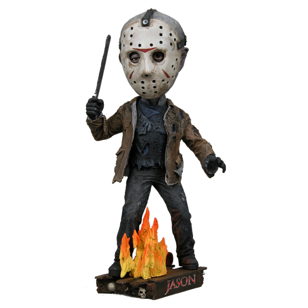 Jason Voorhees NECA Head Knocker Bobblehead, Freddy vs. Jason – Bobbletopia