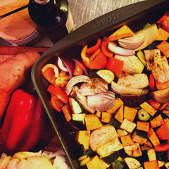 roast vegetables with herbalicious spice blend