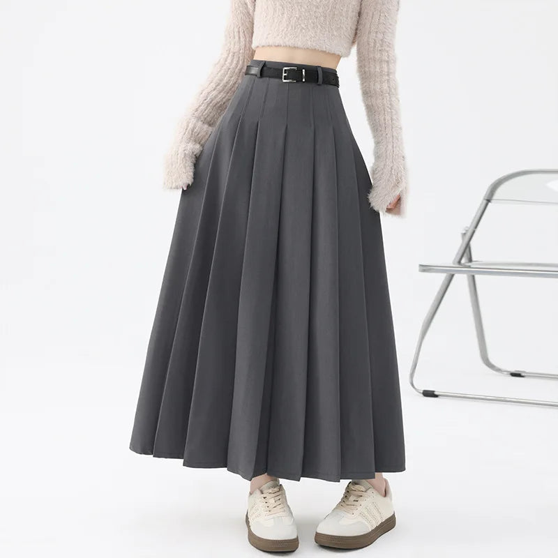 Summer High Waist Pleated Suit Skirt for - Image 5