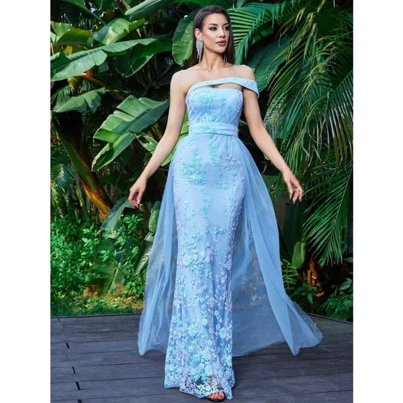 Sparkling Pink Backless Maxi Dress - Wholesale Dropshipping
