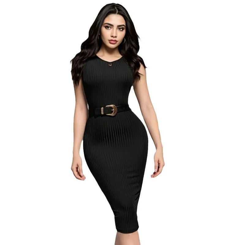Street Style V-Neck Wrap Dress for Summer Women - Image 7