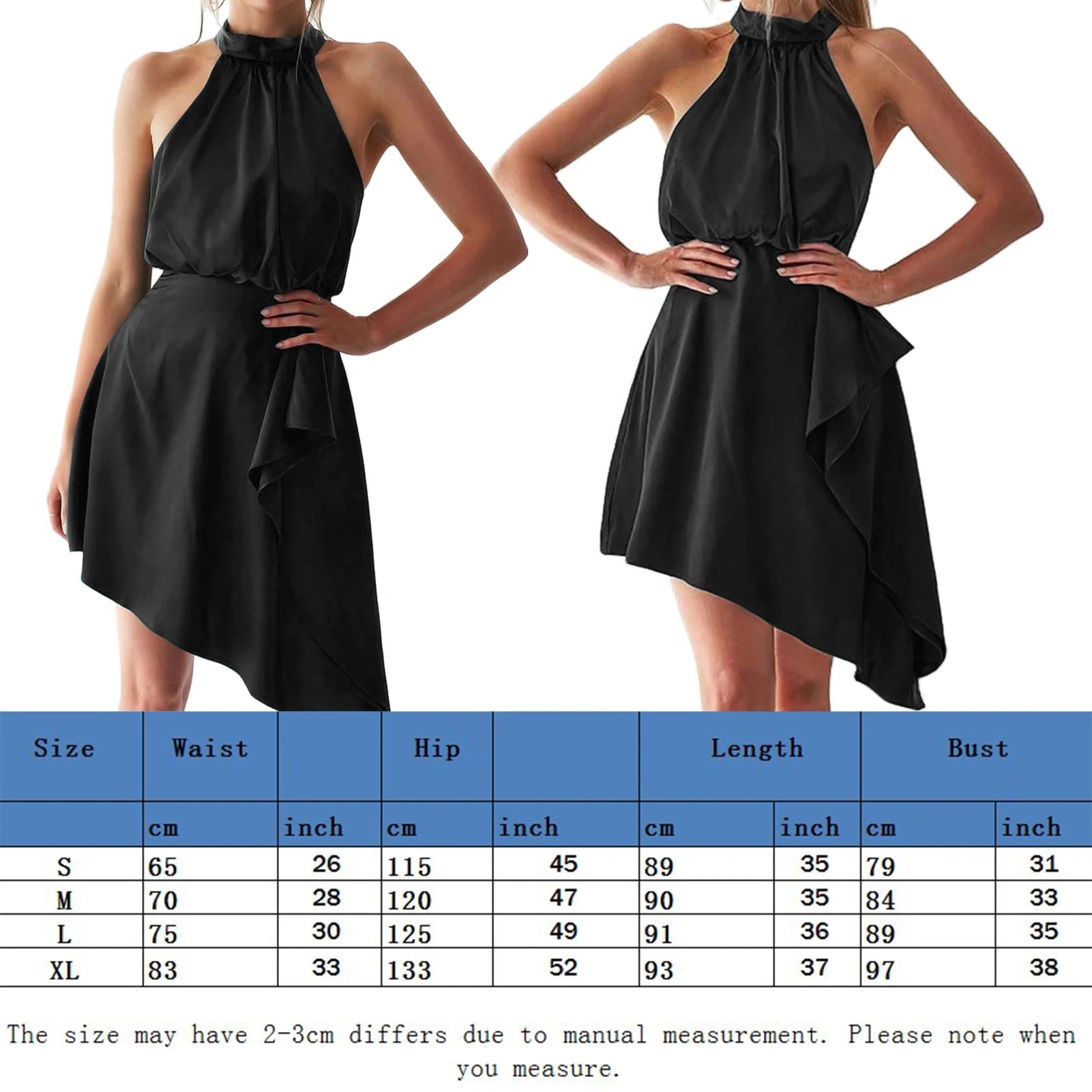 Women's Sexy Halter Satin Dress for Summer Cocktail Parties - Image 6