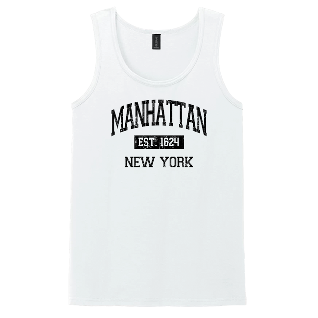 Vintage Est. 1624 MANHATTAN Tank Top (3 Colors)