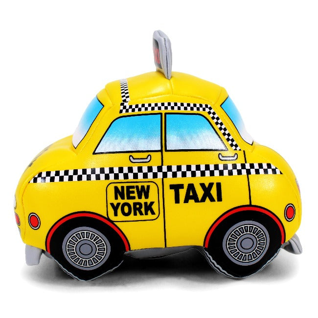 Plush Stuffed Toy Taxi | Toy New York Taxi (2 Sizes)