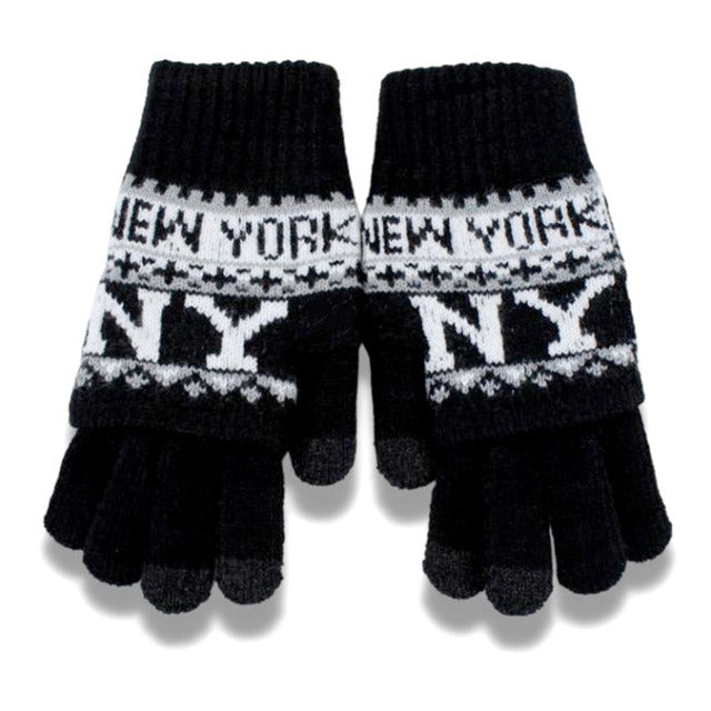 Knitted NYC Gloves W/ Double Layer | New York Gloves