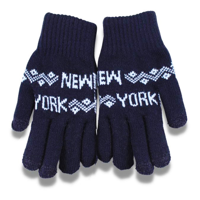 Knitted New York Gloves | Souvenir NYC Gloves (4 Colors)