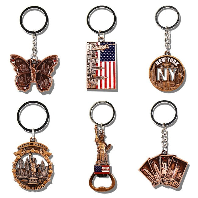 Full Metal New York Keychain Gift Set | NYC Keychain Gift Box