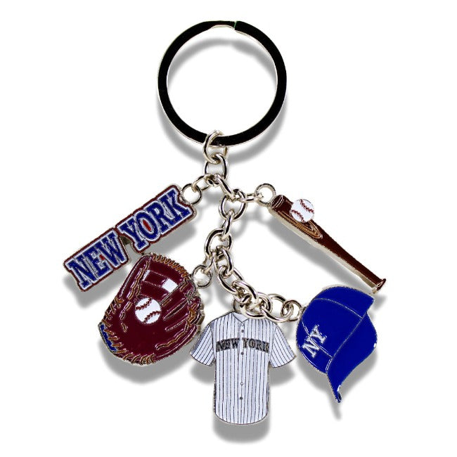 New York Yankees Inspired Charms Keychain