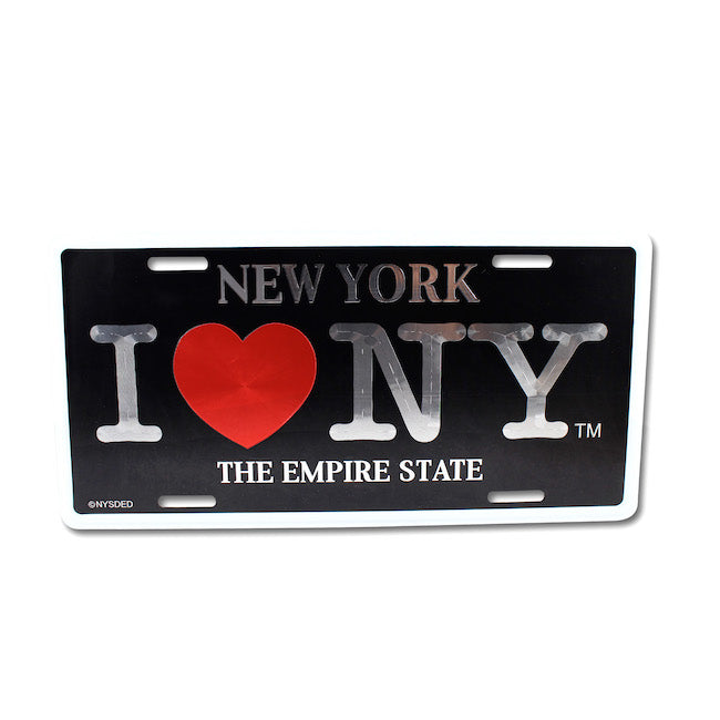 Holographic I Love NY License Plate | I Love New York Gift