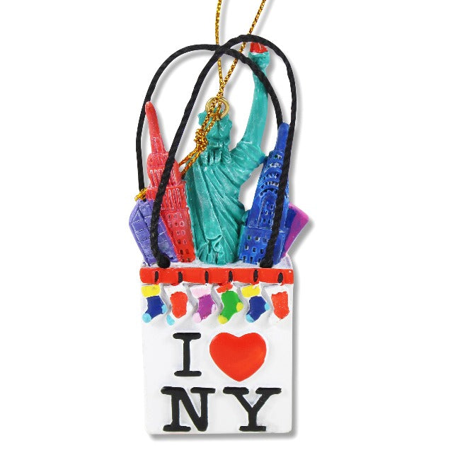 Monument Gift Box I Love New York Ornament