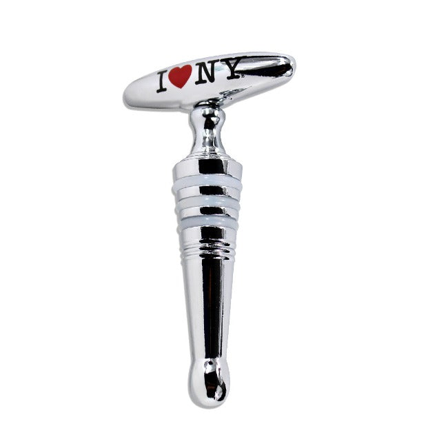 Metal Official I Love NY Wine Stopper & Corkscrew Combo | I Love New York Gift