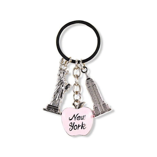 Lisa Full Metal New York Starbucks Bear Keychain | New York Souvenir Keychain 