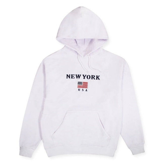 Embroidered Patriotic USA New York Hoodie | NYC Hoodie (3 Colors)