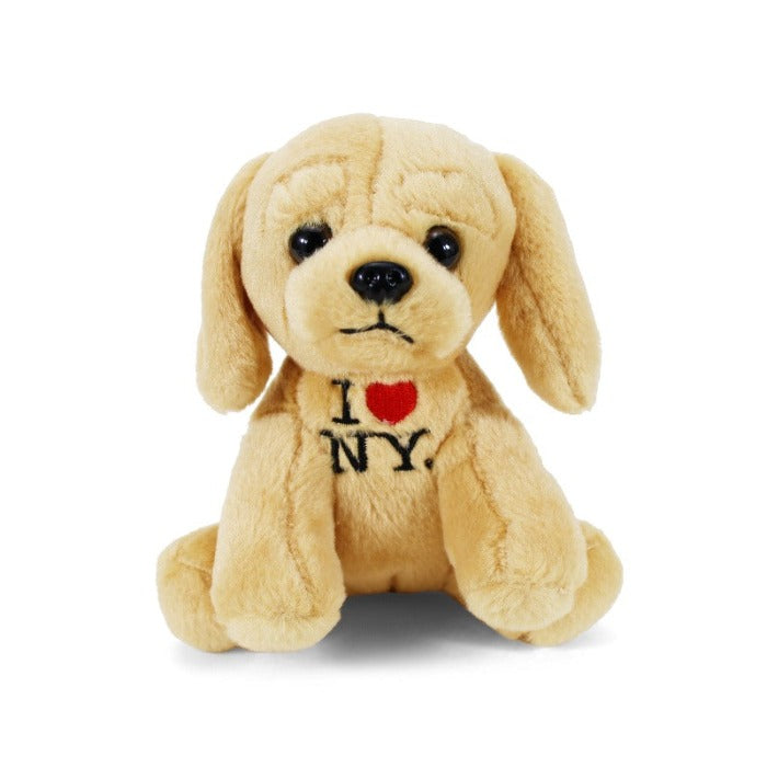 Stuffed Labrador Retriever I Love NY Embroider (3 Sizes)