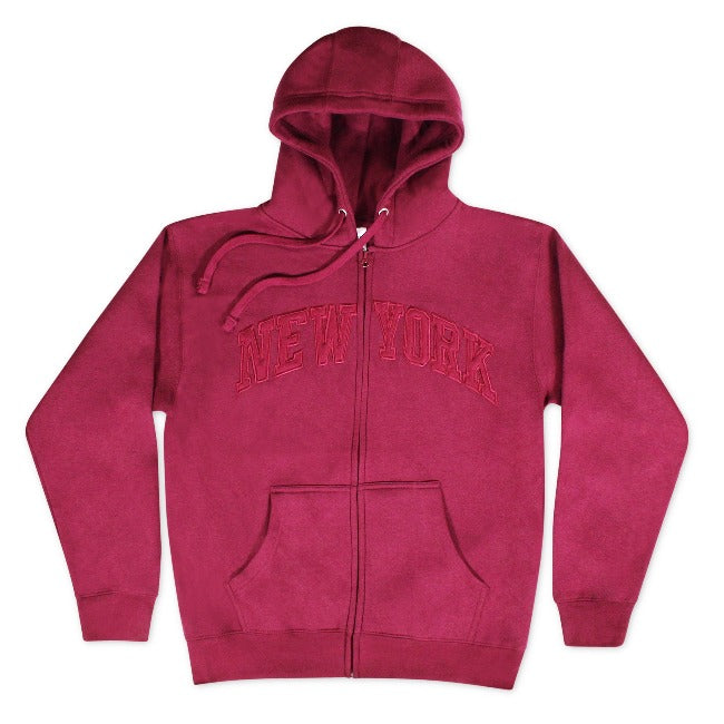 Embroidered Zip-up New York Hoodie | NYC Hoodie (5 Colors)