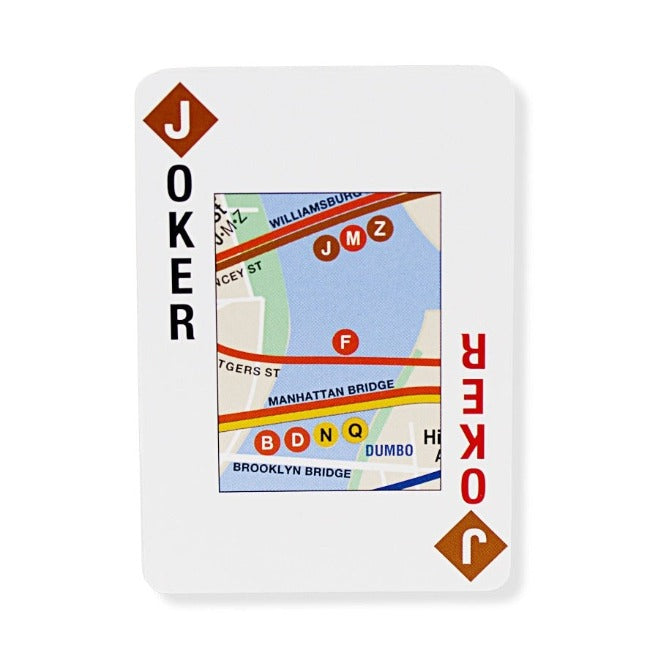 New York Metro Map MTA Playing Cards | New York Playing Cards (Custom)