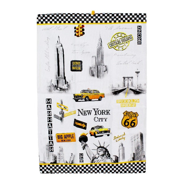 New York City Taxi Souvenir Tea Towel