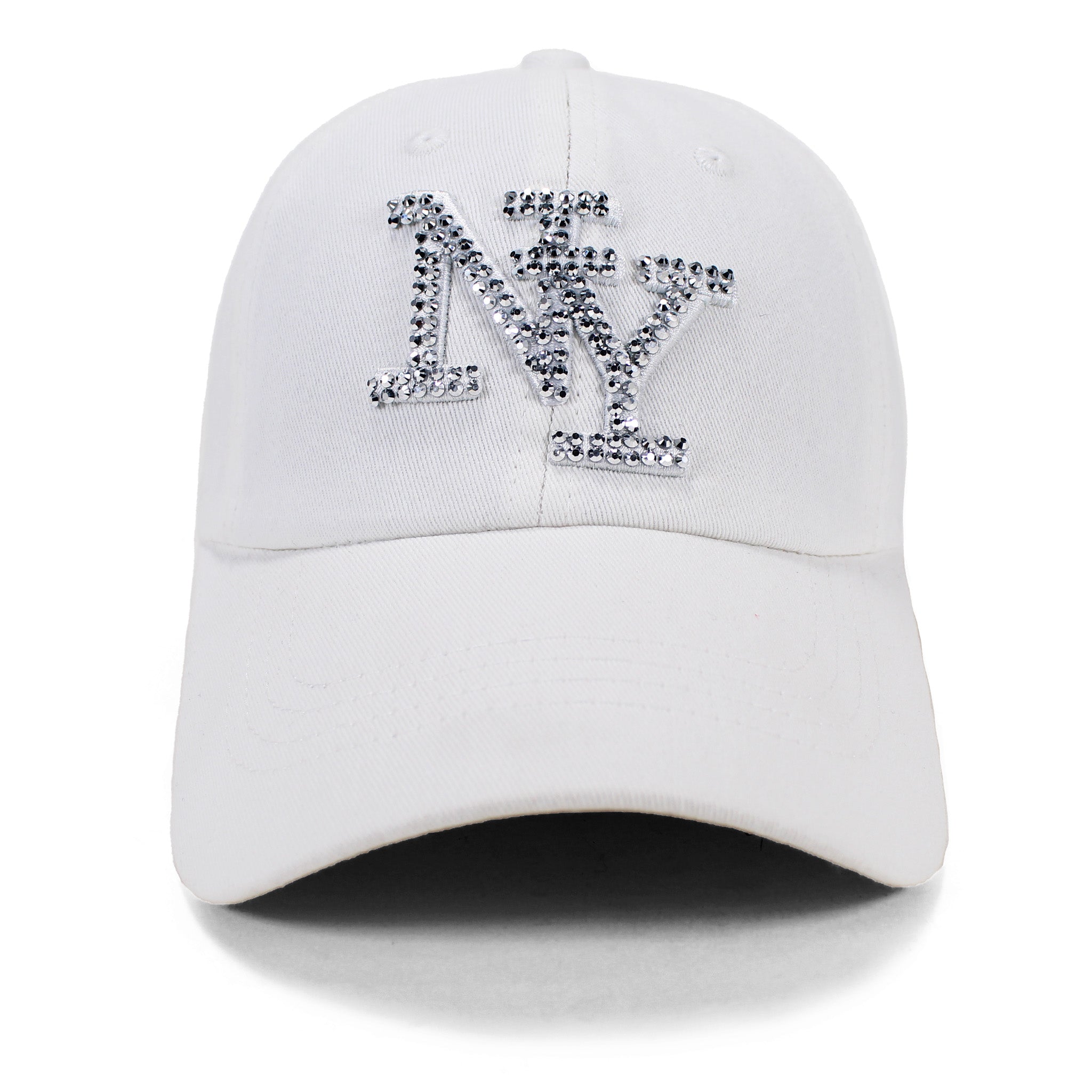 Ladies Rhinestone NY Hat | New York Hat For Women (3 Sizes)