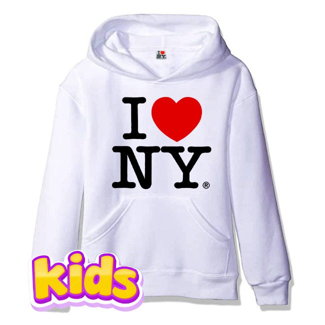 Kid's I Love NY Hoodie | I Love NY Gift Shop Apparel (8 Colors)