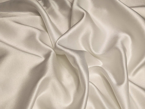 delicate white silk fabric