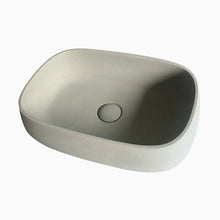 Load image into Gallery viewer, Moku Solid Limestone Rectangle Basin - Matte Stone Finish - Above Counter Top - 500 x 340mm