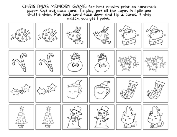Fun Christmas Printable Bundle - 14 Pages – 24hourprintables.com