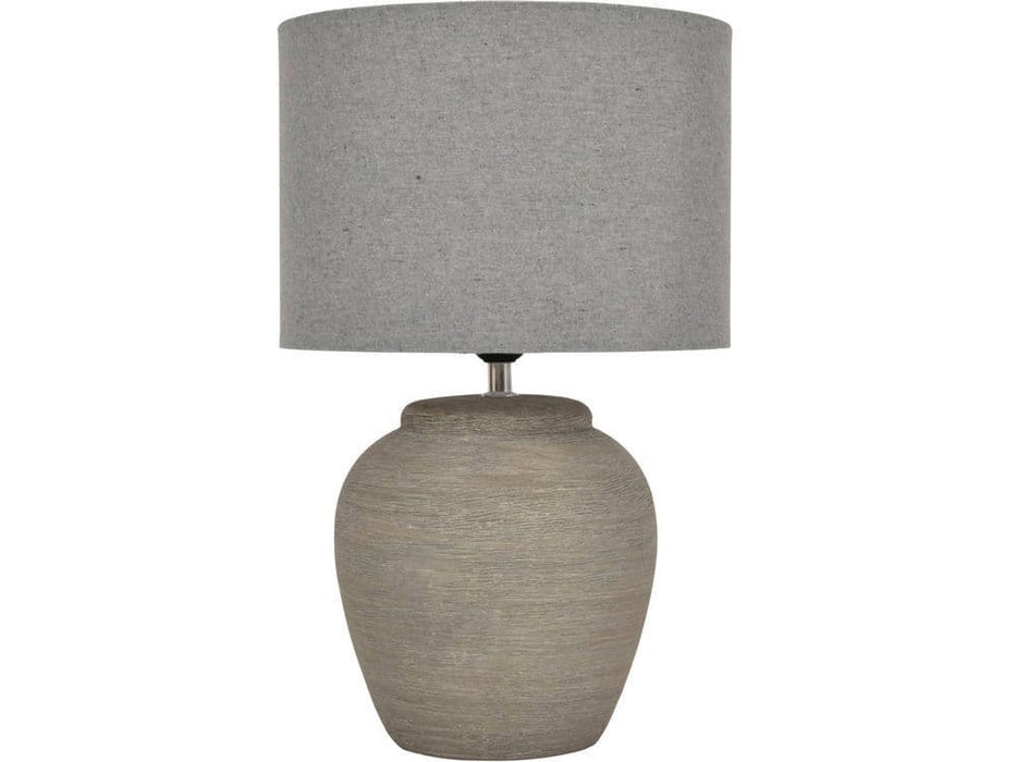 ceramic grey lamp