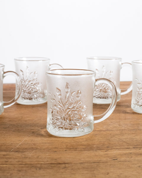 Glass Mugs (4) – Brown Paper Thrift