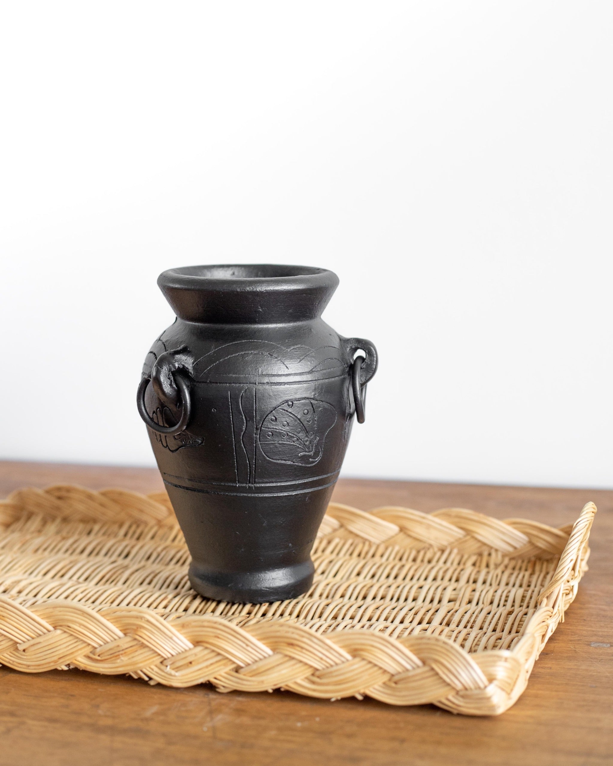 Black Vase – Brown Paper Thrift